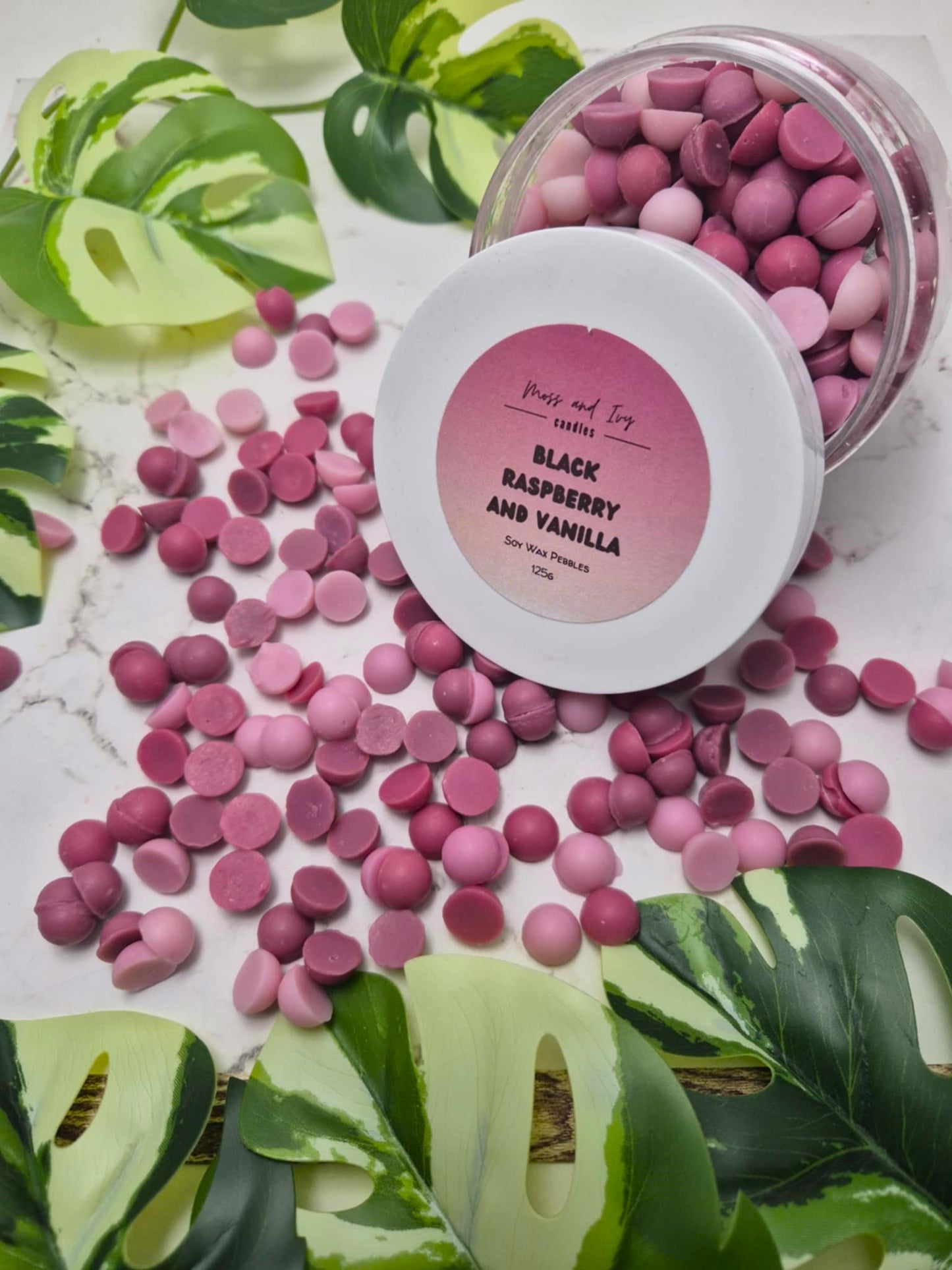 Black Raspberry and Vanilla Wax Pebbles