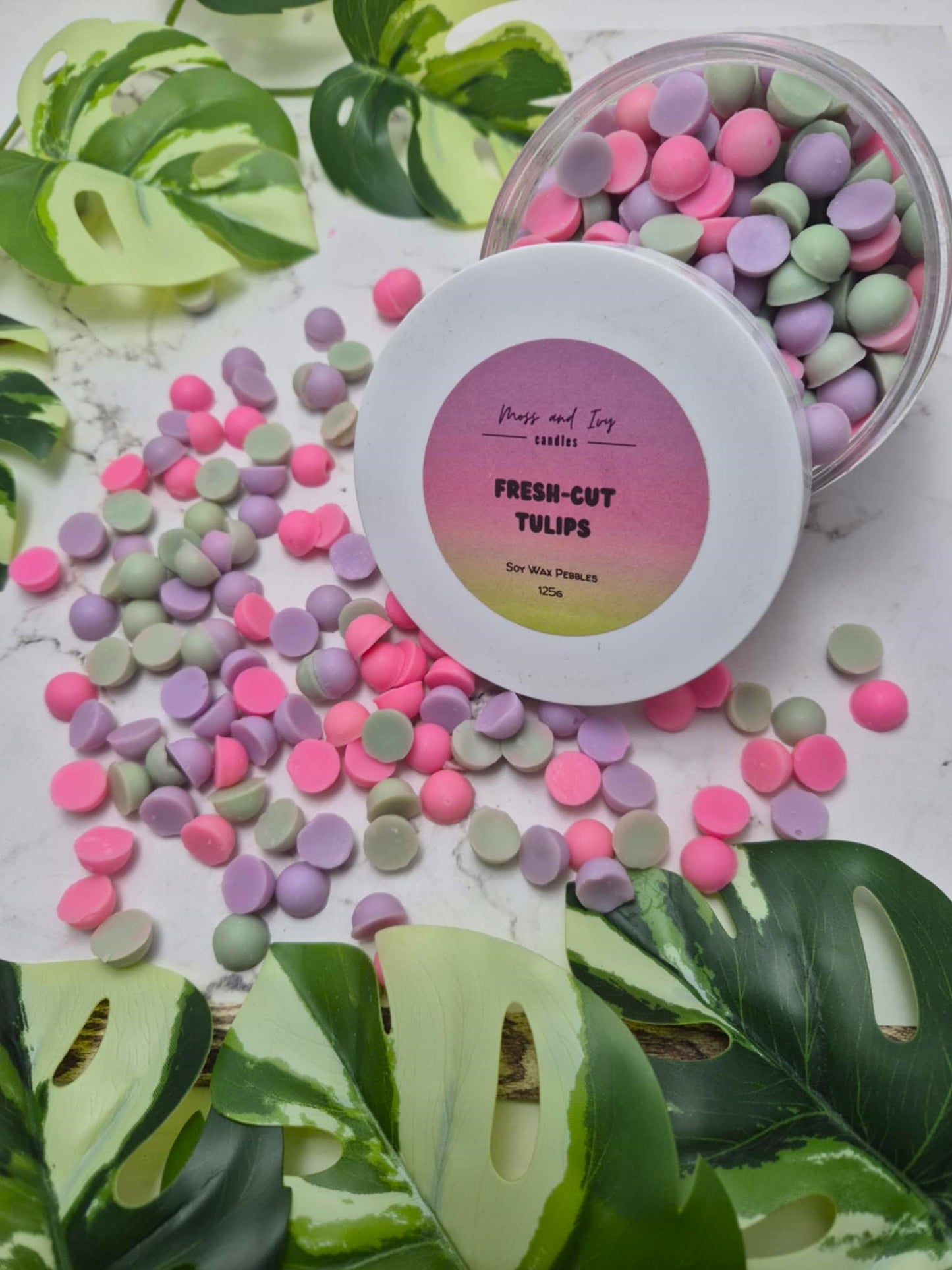 Fresh-cut Tulip Wax Pebbles