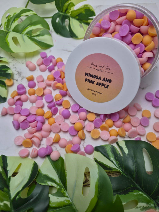 Mimosa and Pink Apple Wax Pebbles